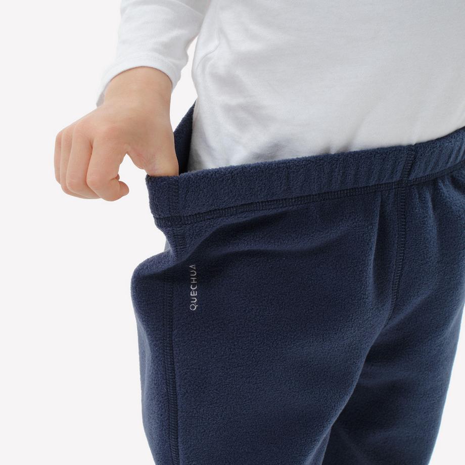 QUECHUA  Fleece-Wanderhose Kinder MH100 synthetisch 