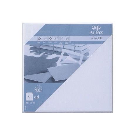 Artoz ARTOZ Couverts 1001 160x160mm 100g, weiss 5 Stück  