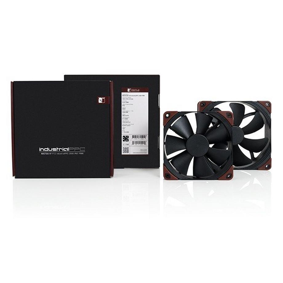 Noctua  NF-F12 industrialPPC-3000 PWM Computergehäuse Ventilator 12 cm Schwarz, Braun 