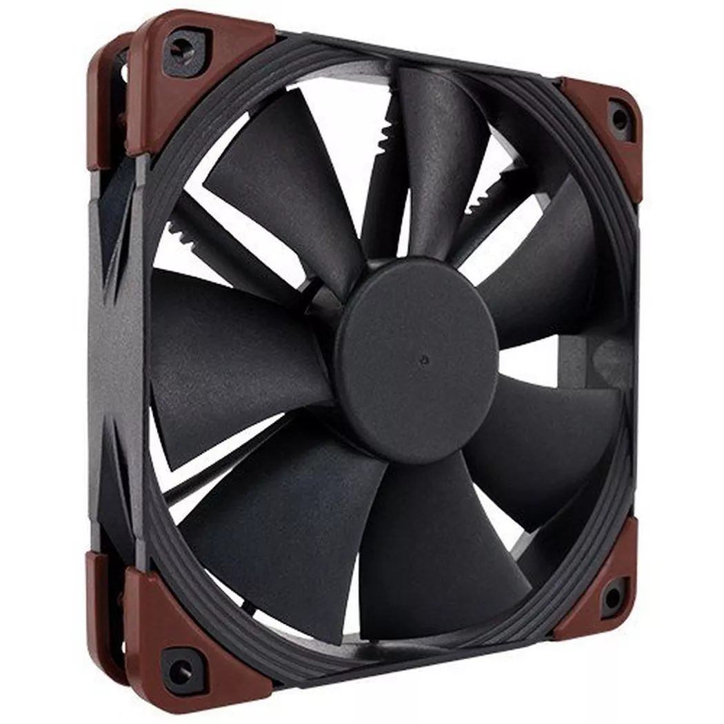Noctua - Ventola per PC case, Nero, 120X120X25M