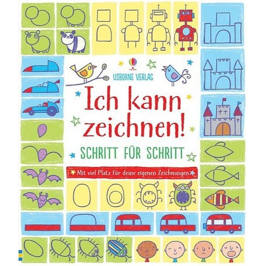 Usborne  Ich kann zeichnen! Schritt für Schritt 