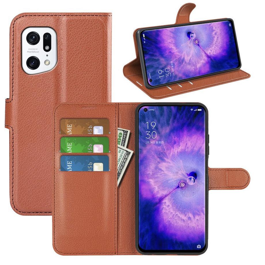 Cover-Discount  OPPO Find X5 - Leder Etui Hülle 
