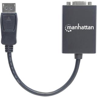 Manhattan  Manhattan DisplayPort auf VGA -Kabel, DisplayPort-Stecker auf HD15-Buchse, 15 cm, aktiv 