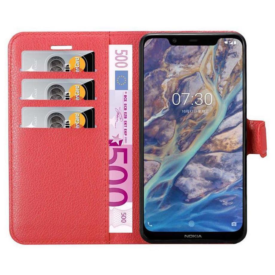 Cadorabo  Hülle für Nokia 7.1 PLUS  X7 Standfunktion, Kartenfach 