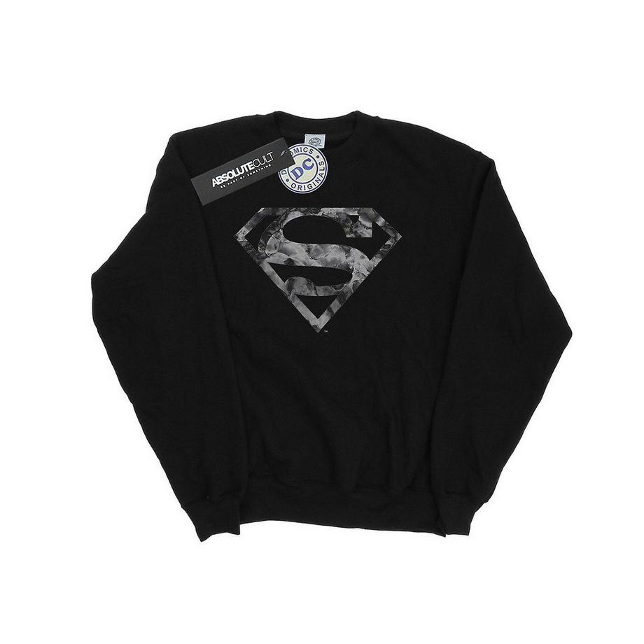 SUPERMAN Logo Sweatshirt Marbré  