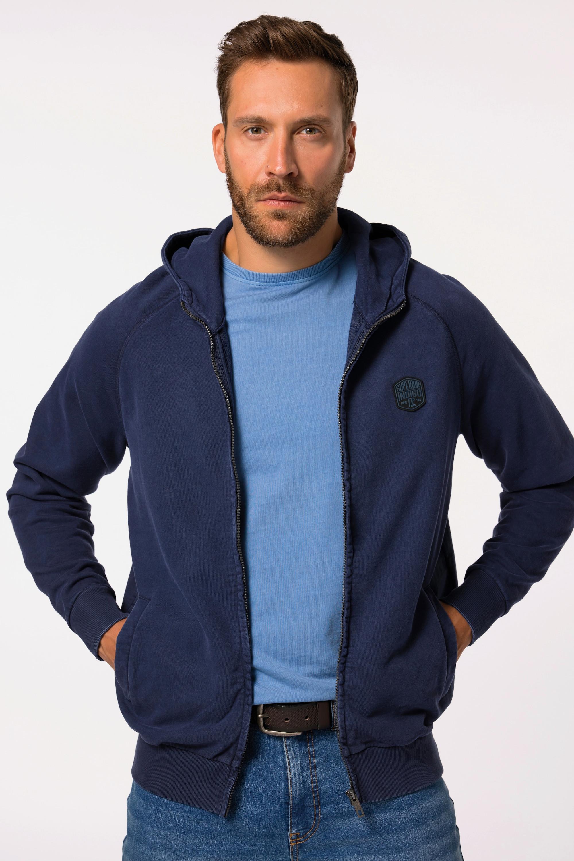 JP1880 Hoodiejacke Sweat Vintage Look  