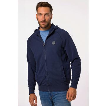 JP 1880 Hommes Grandes tailles Sweat-shirt à capuche en molleton, look vintage - jusqu'au 7XL bleu nuit L 828528842-L