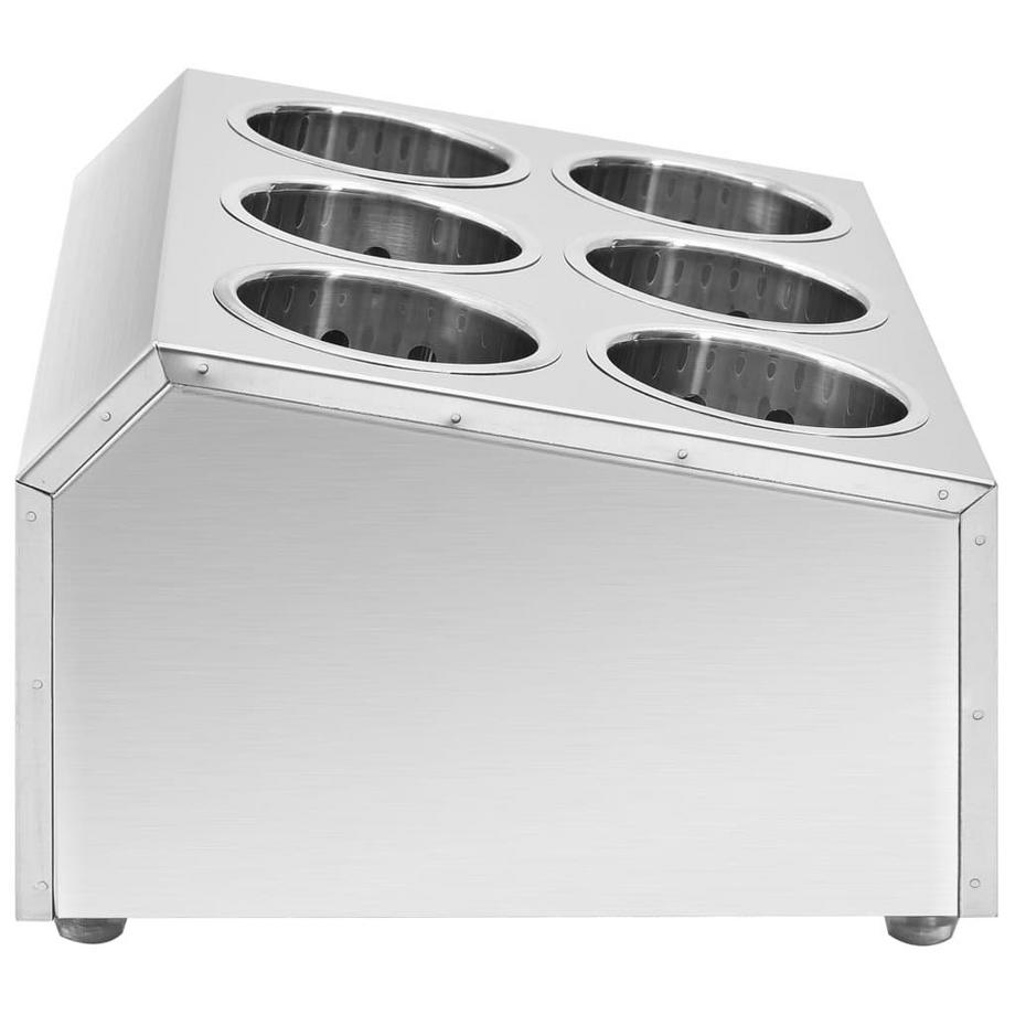 VidaXL Porte-couvert acier  