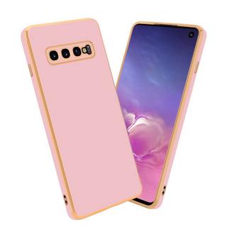 Cadorabo  Housse compatible avec Samsung Galaxy S10 4G - Coque de protection en silicone TPU flexible et avec protection pour appareil photo 