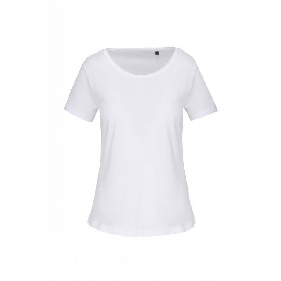 Kariban T-Shirt Bio Col à Bords Francs  