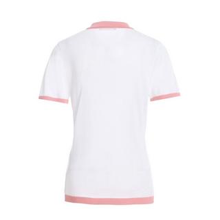 Bellemere New York  Bellemere Tencel-Poloshirt mit Farbblockdesign 