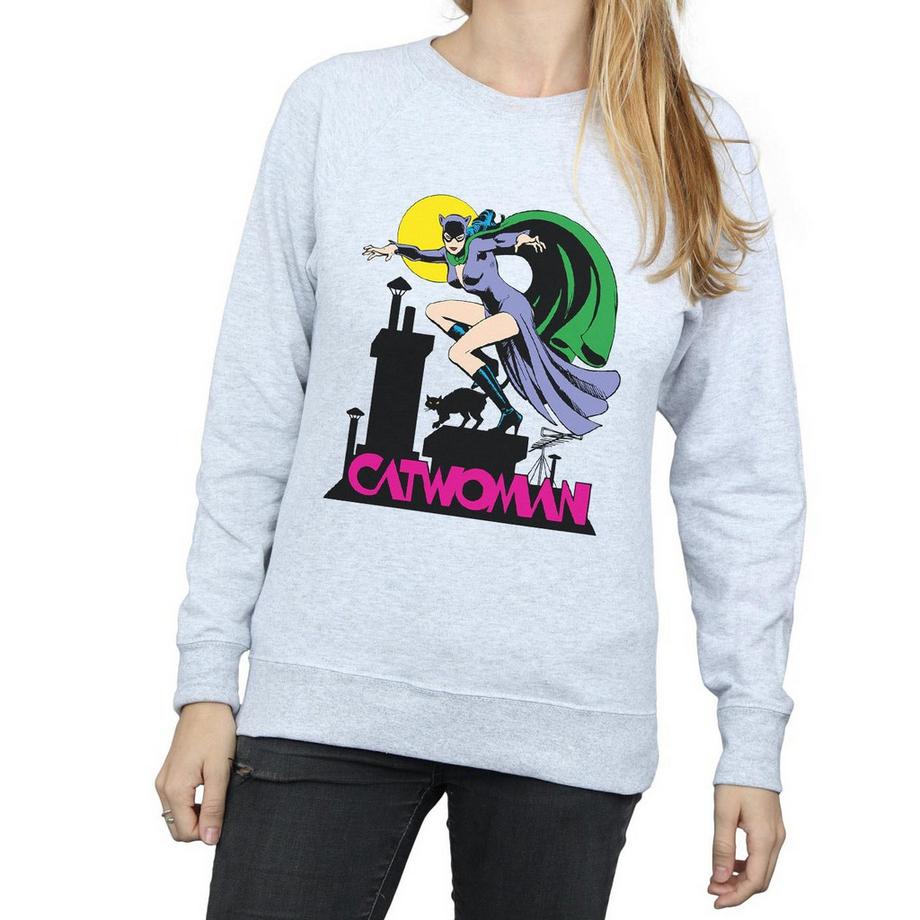 DC COMICS Catwoman Felpa Stampata  