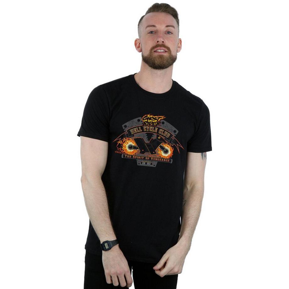 MARVEL Ghost Rider Hell Cycle Club T-Shirt  