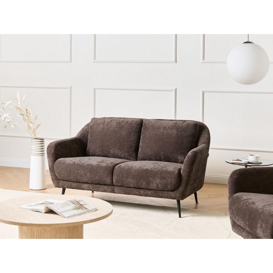 Beliani 2 Sitzer Sofa aus Chenillegewebe  EIBY  