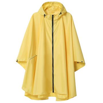 Regencape mit Kapuze Reißverschluss, wiederverwendbare Regenmantel, regen Poncho Fahrrad Wandern