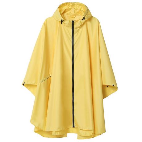 Alopini Mantella antipioggia con cappuccio cerniera riutilizzabile  