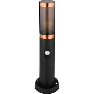 mutoni Aussenleuchte Boston Edelstahl 1xE27  rauch 13x13x45  