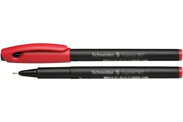 Schneider SCHNEIDER Fineliner Topliner 967 0,4mm 9672 rot  