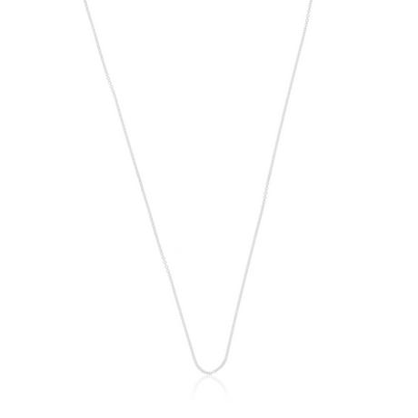 MUAU Schmuck  Collier Rundanker Weissgold 750, 0.9mm, 45cm 