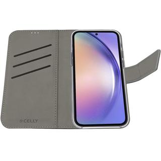 Celly  Custodia a portafoglio Wally per Galaxy A55 5G Nera 