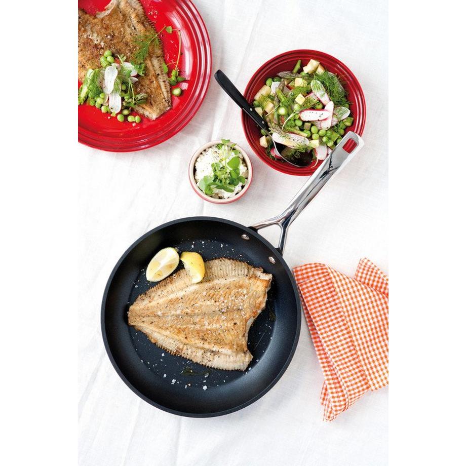 LE CREUSET Bratpfanne Les Forgées TNS, Standard-Antihaftbeschichtung  