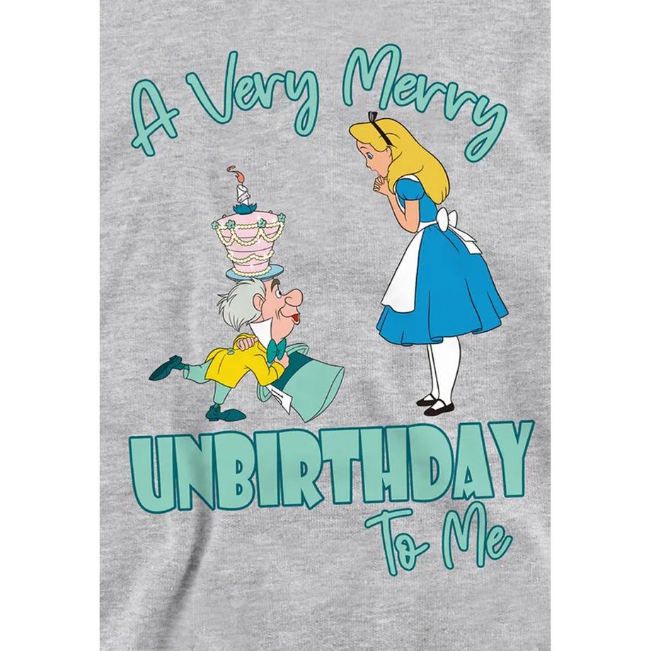 Alice in Wonderland  Very Merry Unbirthday Kapuzenpullover, Meliert 