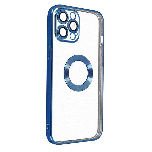 Avizar  Coque Silicone IPhone 13 Pro Chromé Bleu 