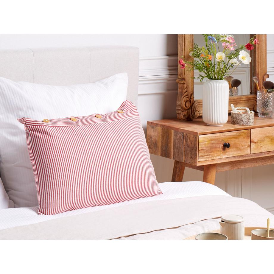 Beliani Cuscino decorativo en Cotone Retrò AALITA  