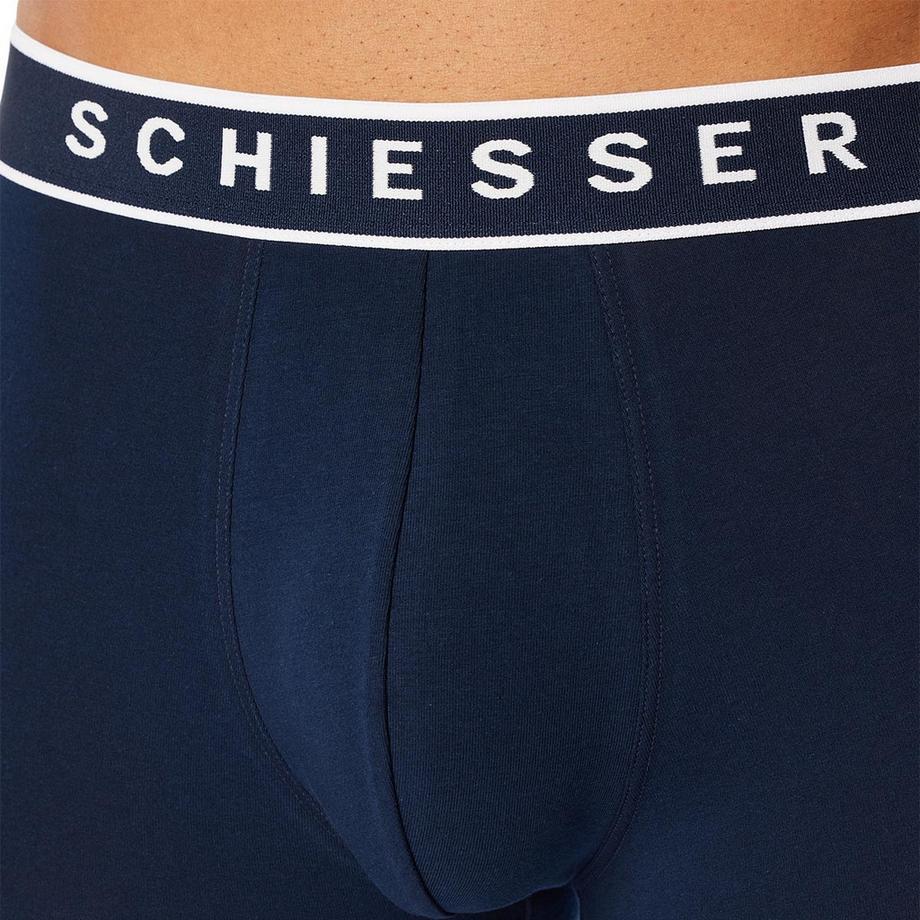 Schiesser Confezione da 6 boxer lunghi in cotone  