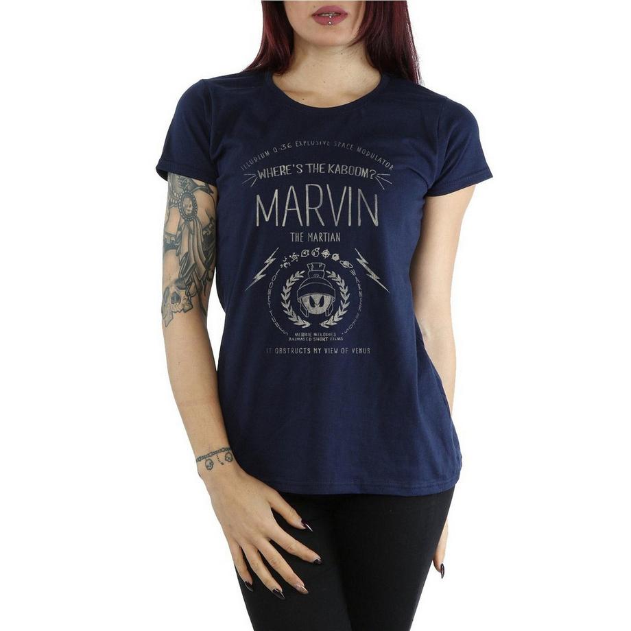 LOONEY TUNES Where's The Kaboom Marvin The Martian T-Shirt  