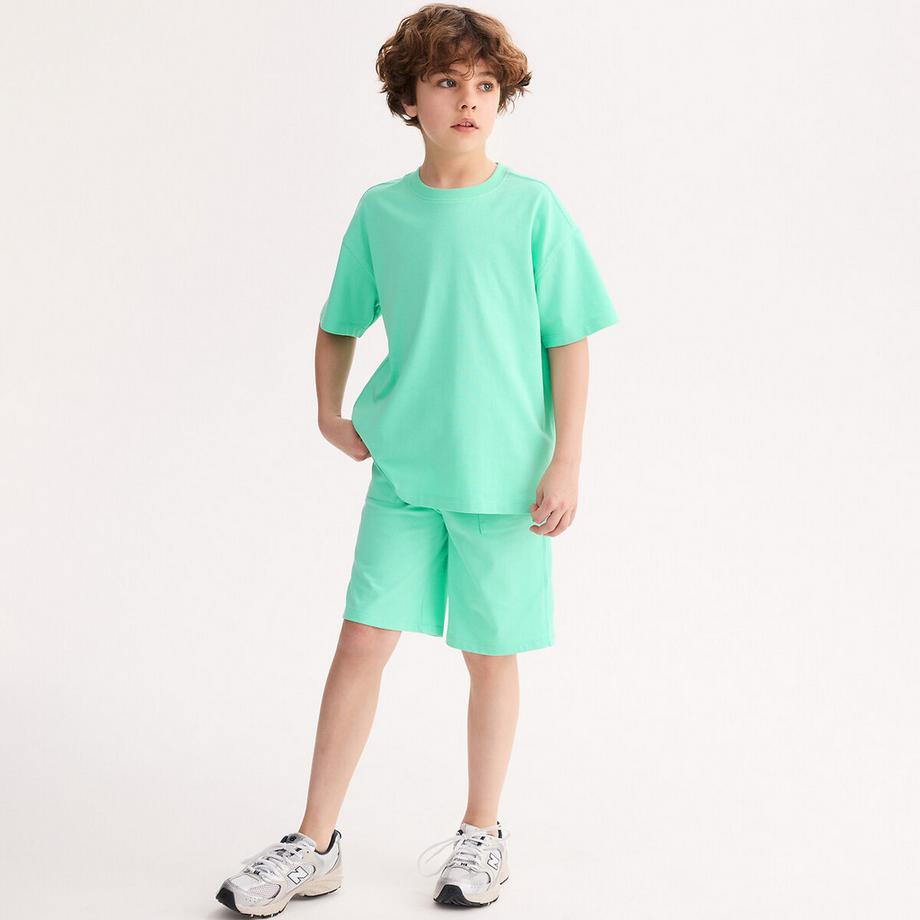 Bermuda-Shorts aus schwerem Jersey