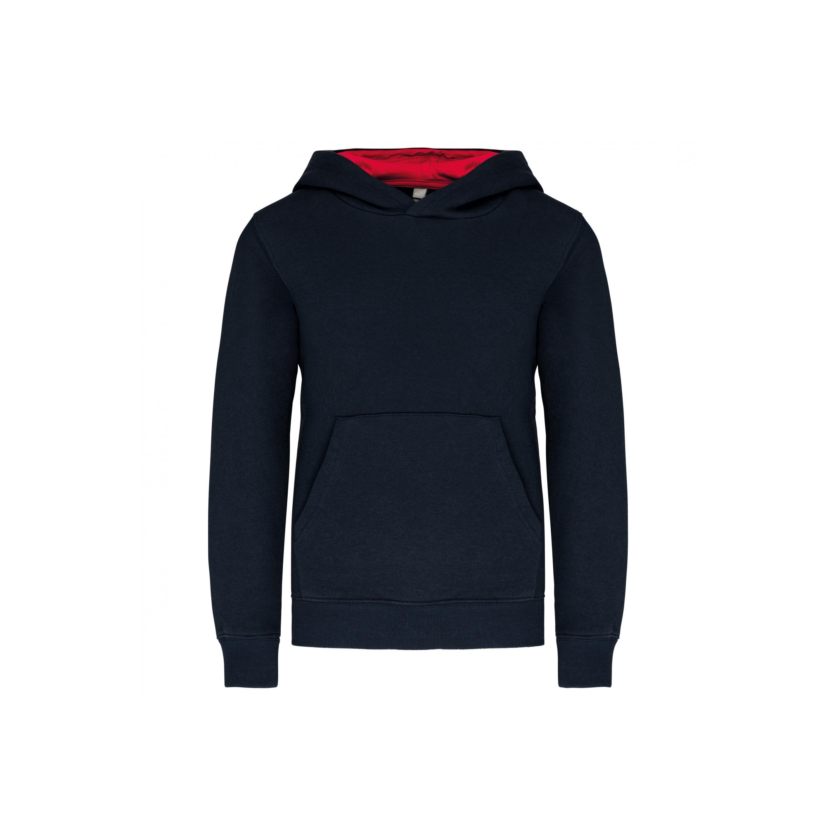 Kariban  sweatshirt à capuche enfant contrastée 