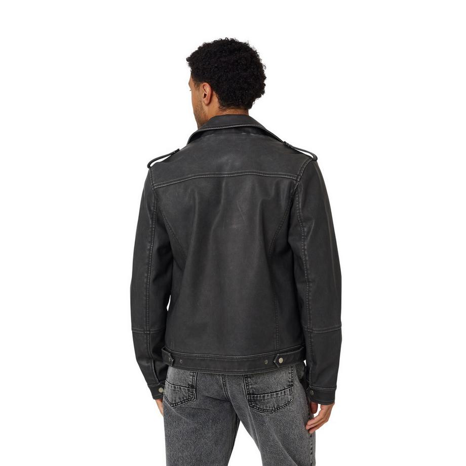 Brave Soul  Coney Bikerjacke, Gewaschen, Pu 