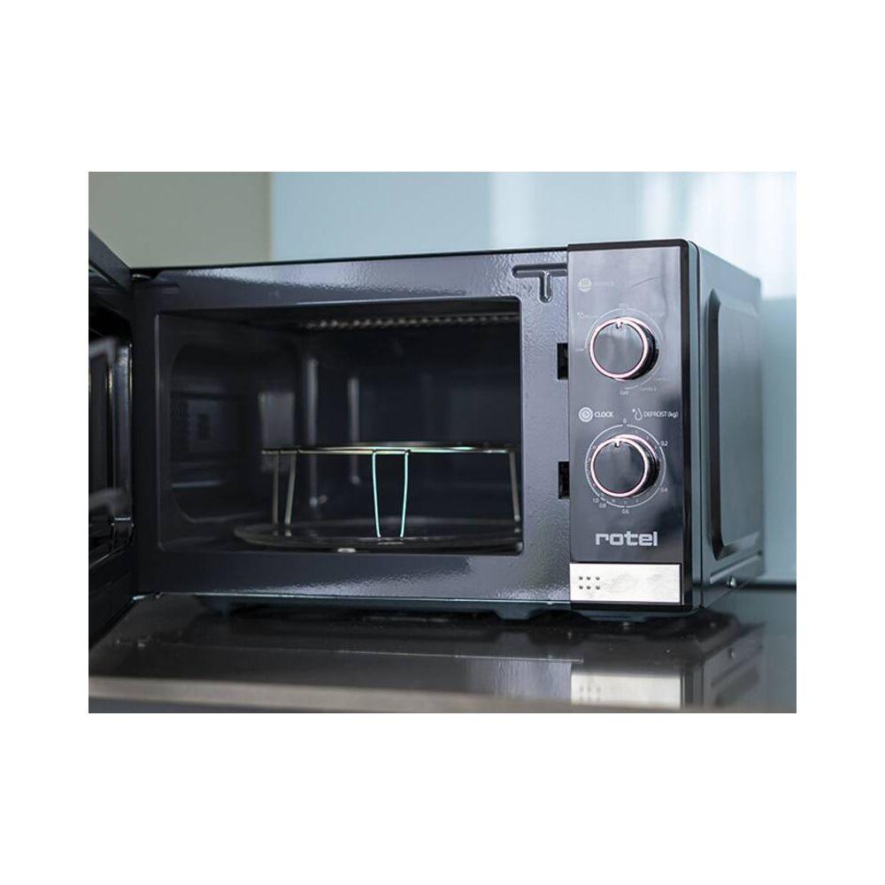 rotel Mikrowelle mit Auftau- und Grillfunktion 20l  