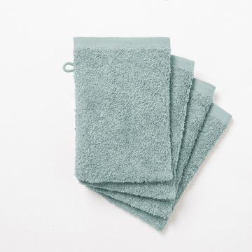 Lot de 4 gants de toilette éponge Scénario