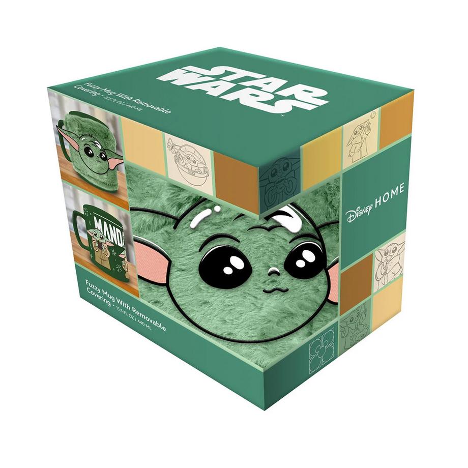 Star Wars: The Mandalorian Kaffeebecher, Flauschiger Stoff  