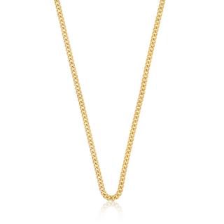 MUAU Schmuck  Collier Rundanker Gelbgold 750, 1.1mm, 55cm 