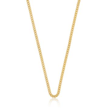 Collier Rundanker Gelbgold 750, 1.1mm, 55cm