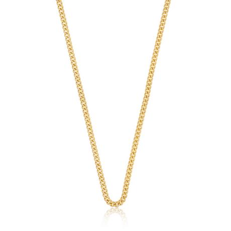 MUAU Schmuck  Collier Rundanker Gelbgold 750, 1.1mm, 55cm 
