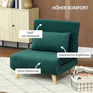 HOMCOM Chaise de couchage  