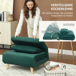 HOMCOM Chaise de couchage  