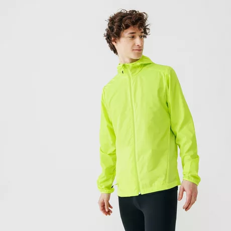 KALENJI VESTE COUPE VENT DE RUNNING HOMME KALENJI RUN WIND JAUNE