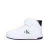 Calvin Klein  Hohe Sneakers mit Schnürsenkeln/Klettverschluss für Kinder  white/black 