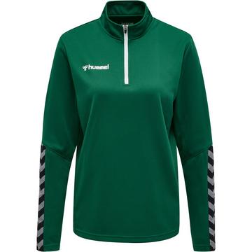 sweatshirt damen demi-zip hmlauthentic