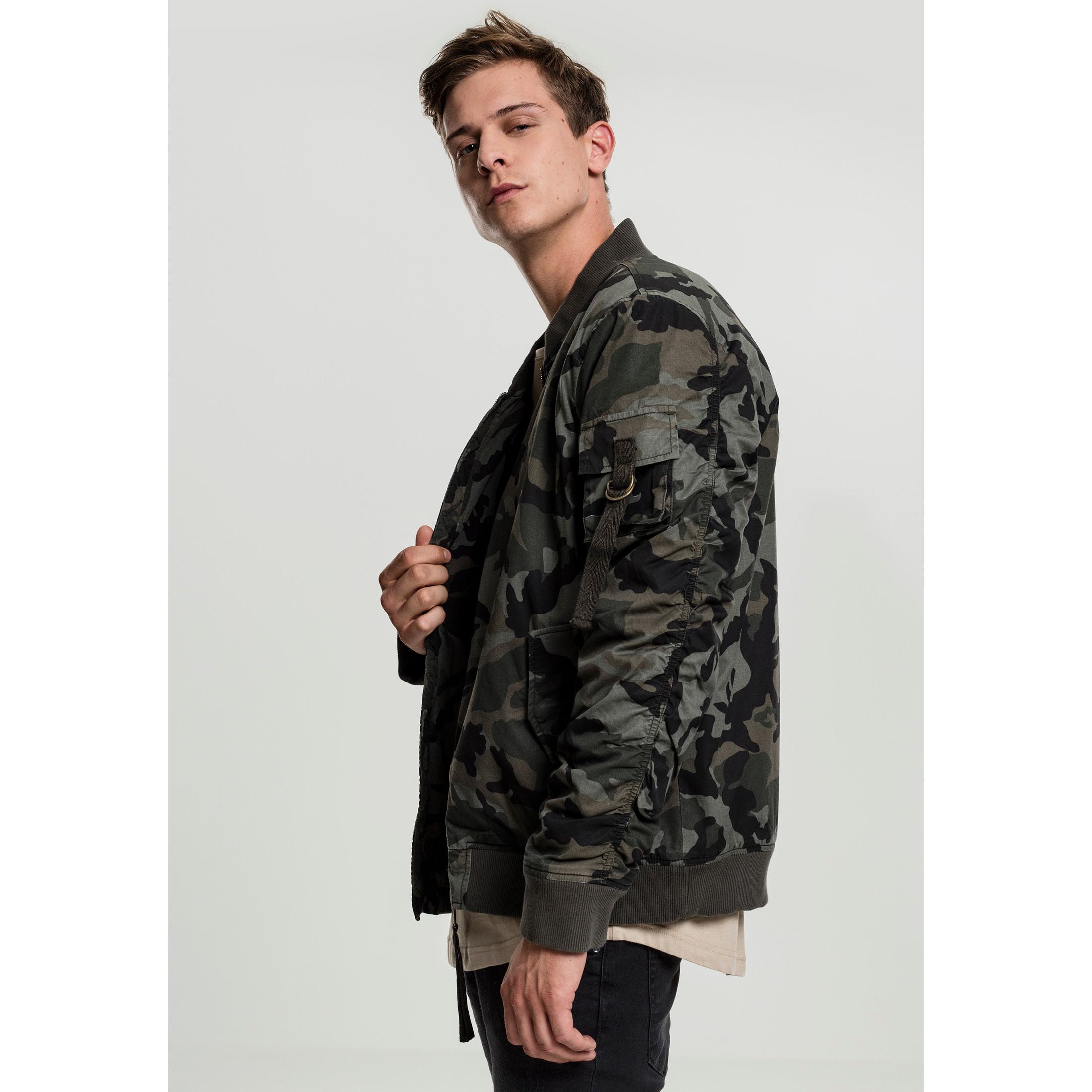 URBAN CLASSICS Vintage Baumwoll Bomberjacke  