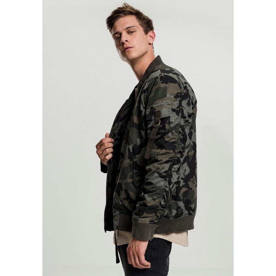 URBAN CLASSICS Vintage Baumwoll Bomberjacke  