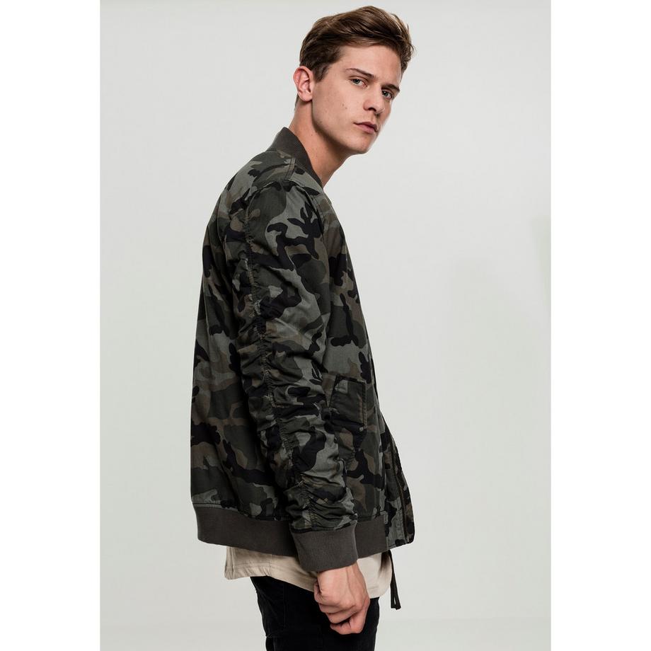 URBAN CLASSICS Vintage Baumwoll Bomberjacke  