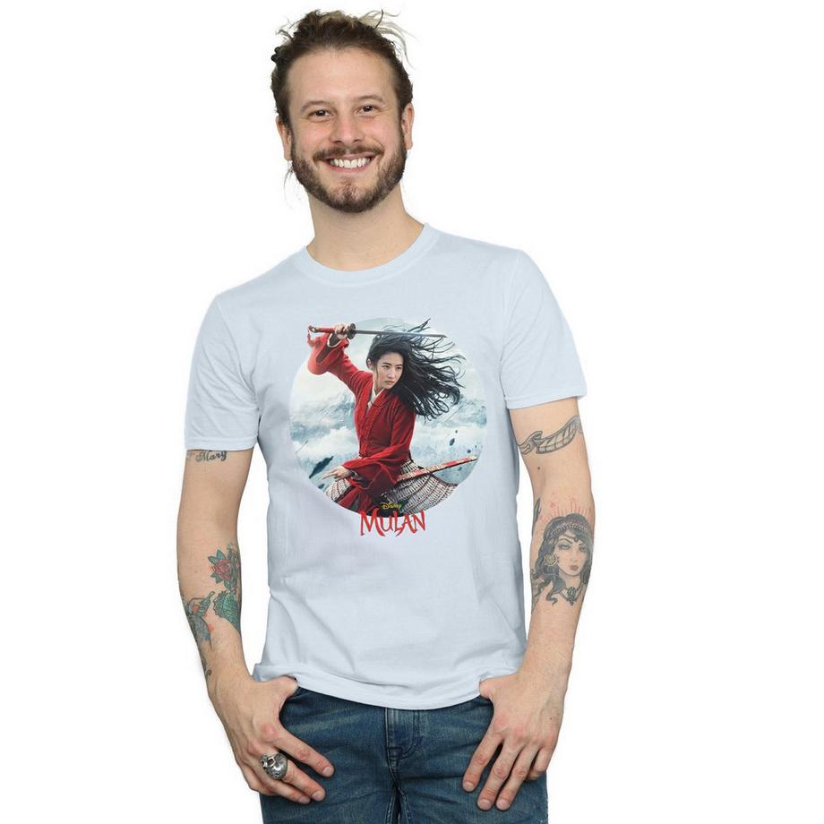 Disney Mulan Warrior T-Shirt Stampa Grafica  