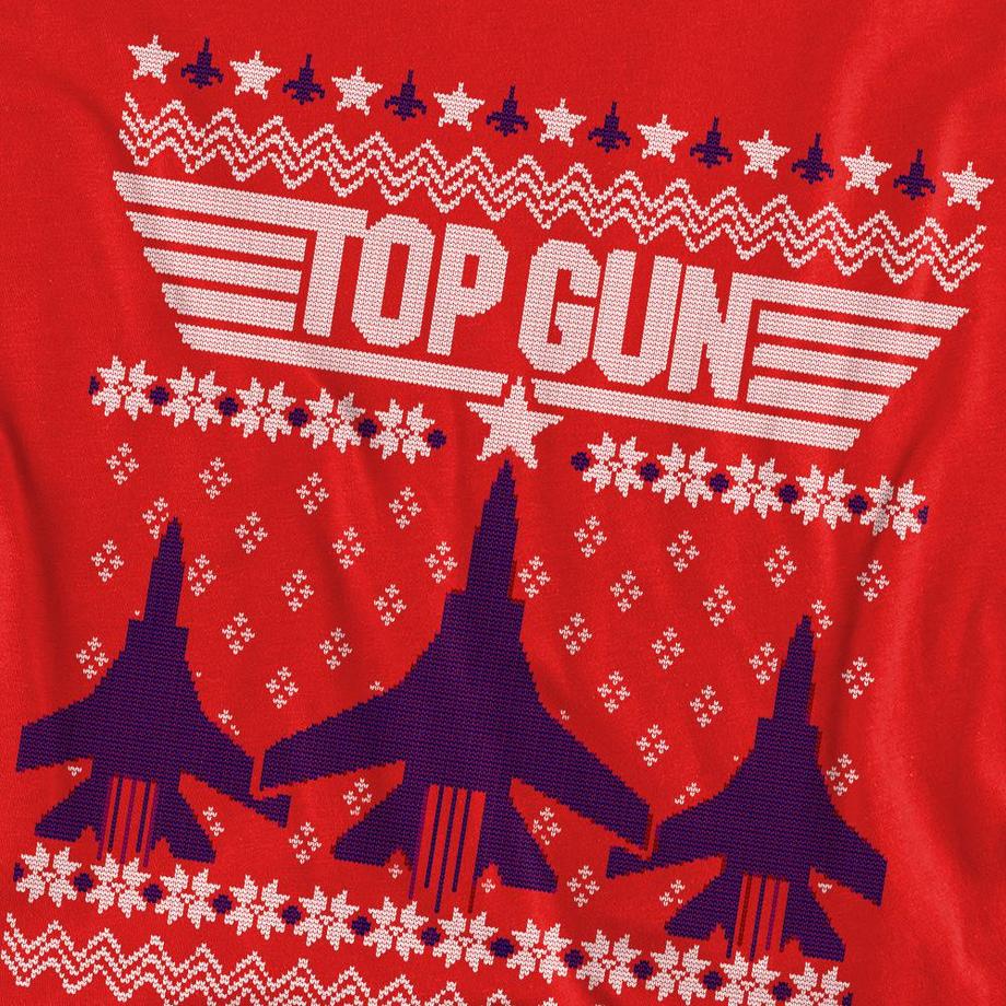 Top Gun Ugly Weihnachtliches Design Sweatshirt  