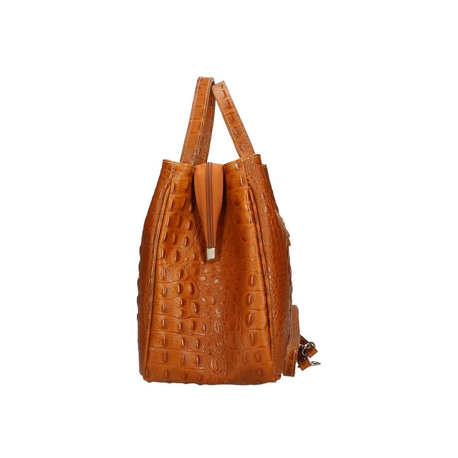 Gave Lux Borsa a mano Pelle Goffrata Coccodrillo  